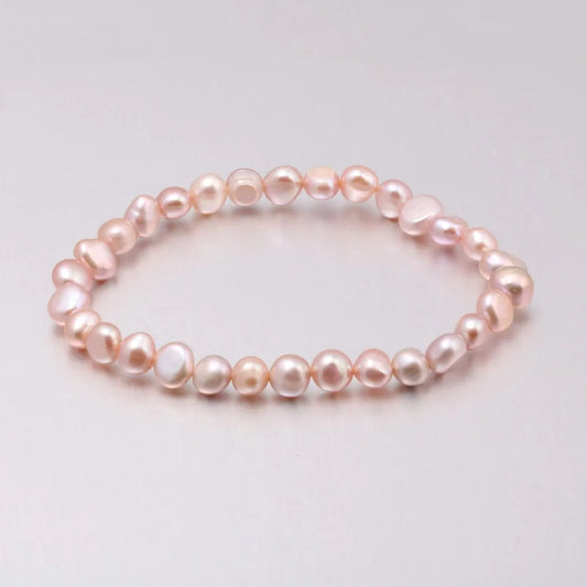 Amoura Strand - Freshwater Pearl Bracelet – Perfectly Round Romantic Design