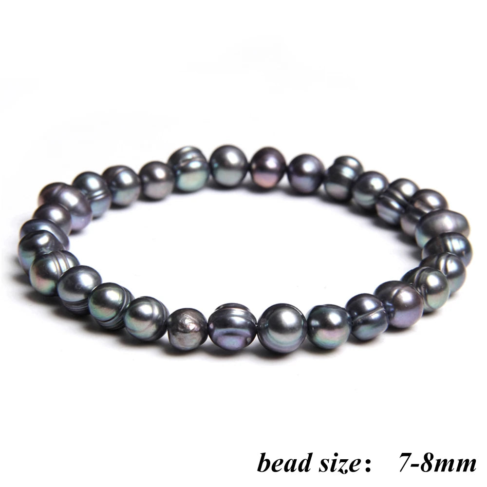 Celestia Classic - Oval Freshwater Pearl Strand Bracelet – Hidden Safety Clasp