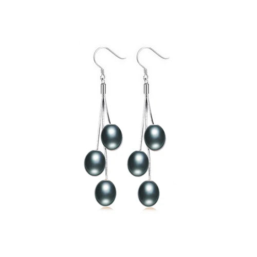 Selina Drop - Sterling Silver Freshwater Pearl Earrings – 10g Water Drop