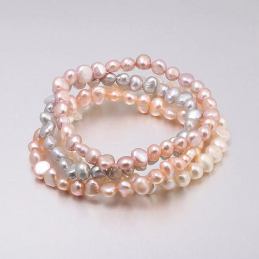 Amoura Strand - Freshwater Pearl Bracelet – Perfectly Round Romantic Design