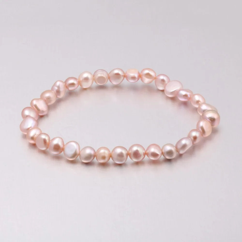 Amoura Strand - Freshwater Pearl Bracelet – Perfectly Round Romantic Design