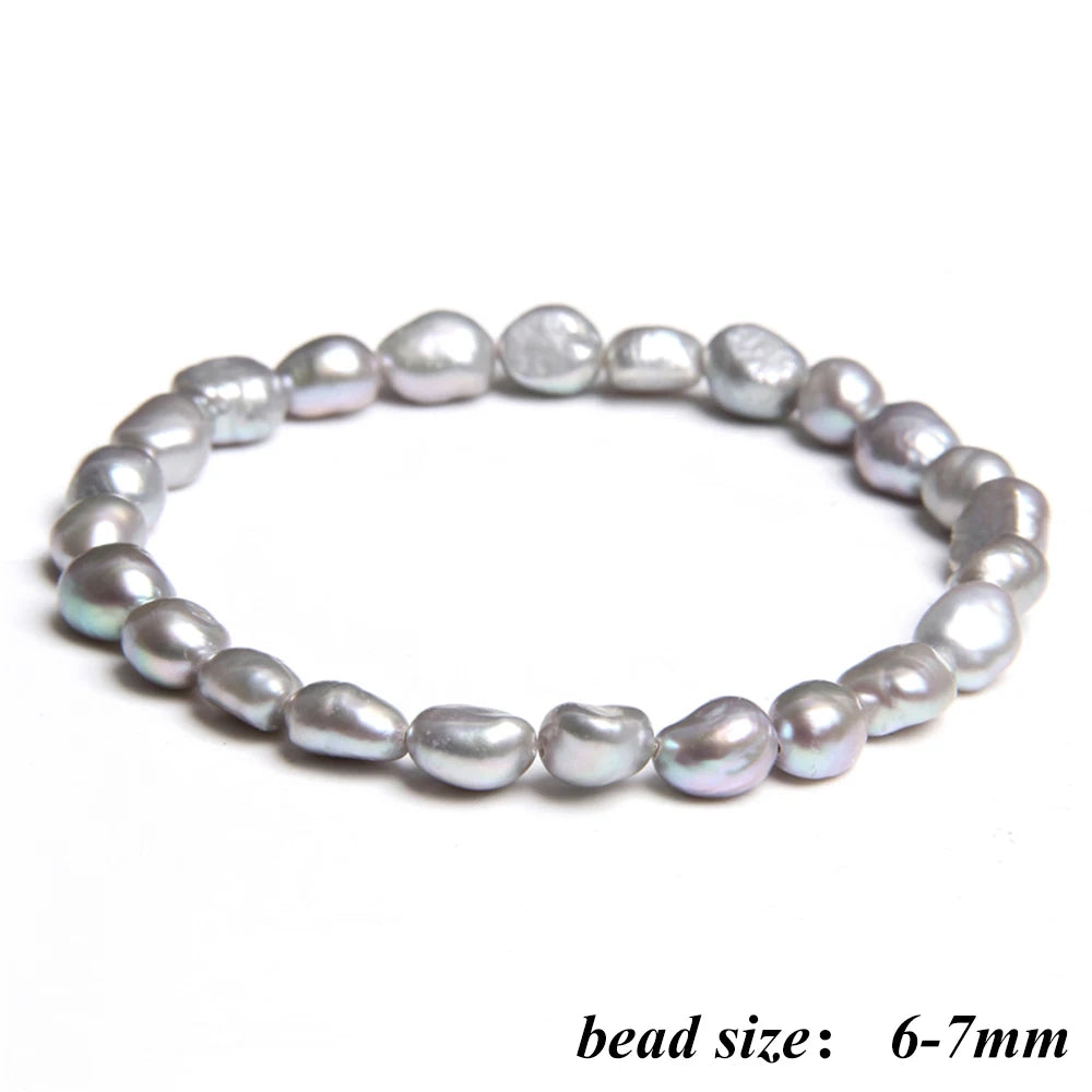 Celestia Classic - Oval Freshwater Pearl Strand Bracelet – Hidden Safety Clasp