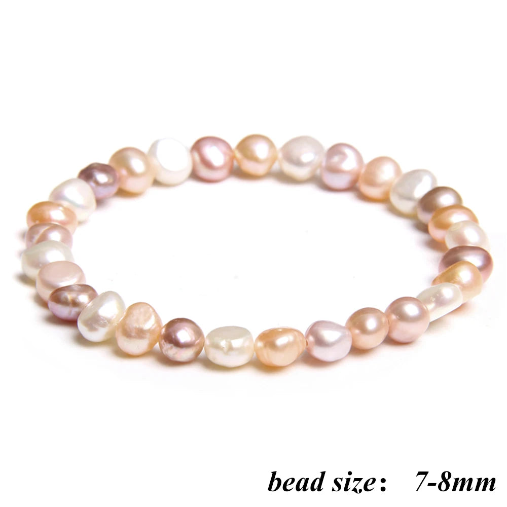 Celestia Classic - Oval Freshwater Pearl Strand Bracelet – Hidden Safety Clasp
