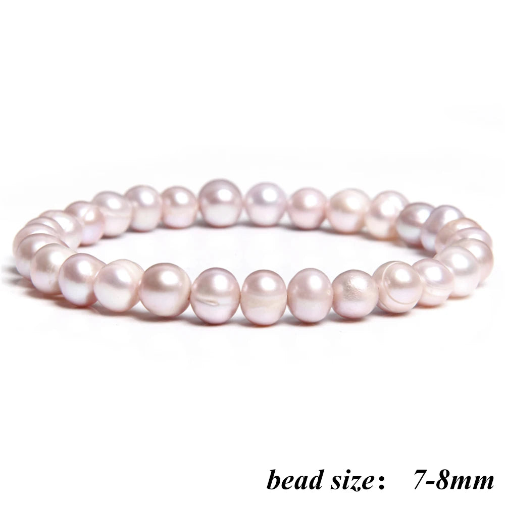 Celestia Classic - Oval Freshwater Pearl Strand Bracelet – Hidden Safety Clasp