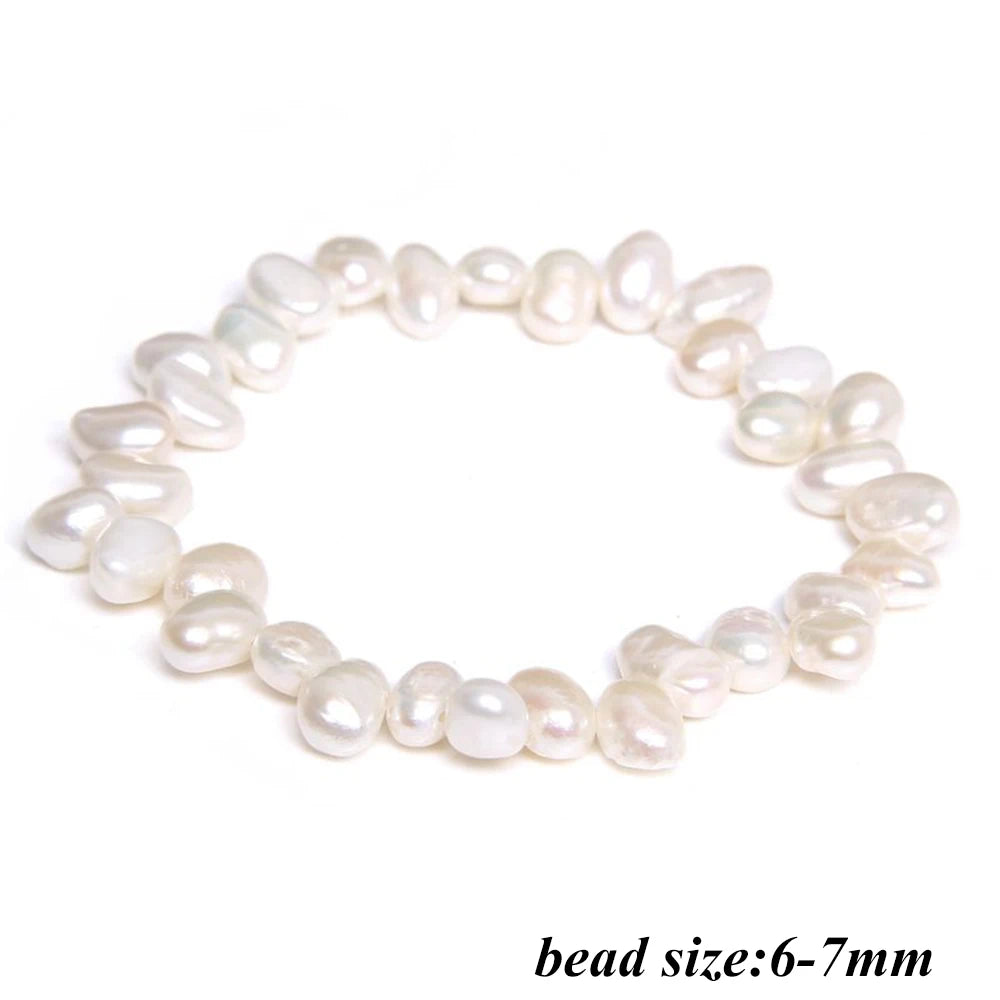 Celestia Classic - Oval Freshwater Pearl Strand Bracelet – Hidden Safety Clasp