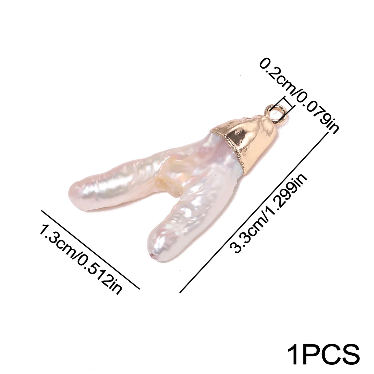 Water Drop Freshwater Pearl Pendant – Reiki Amulet & Fashion Jewellery