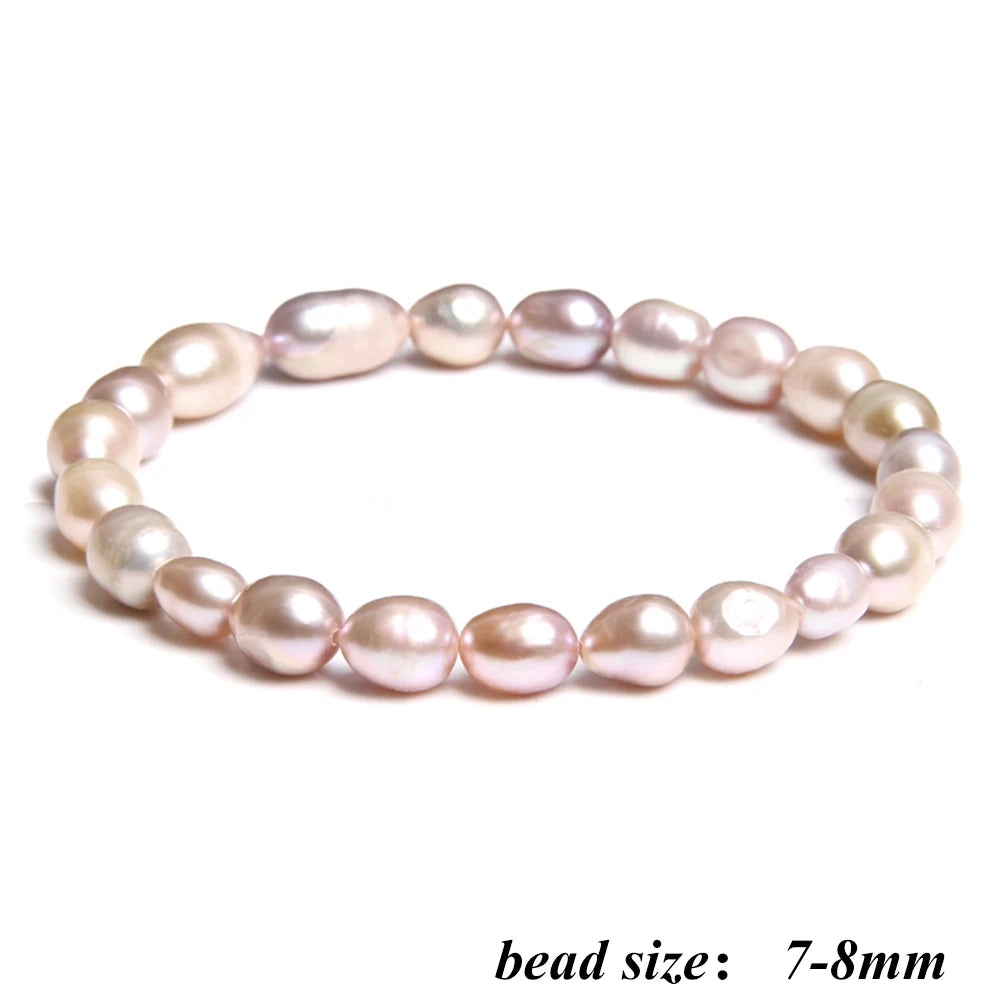 Celestia Classic - Oval Freshwater Pearl Strand Bracelet – Hidden Safety Clasp