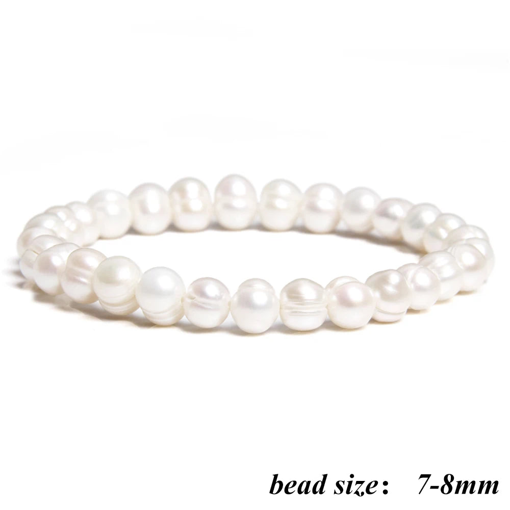 Celestia Classic - Oval Freshwater Pearl Strand Bracelet – Hidden Safety Clasp