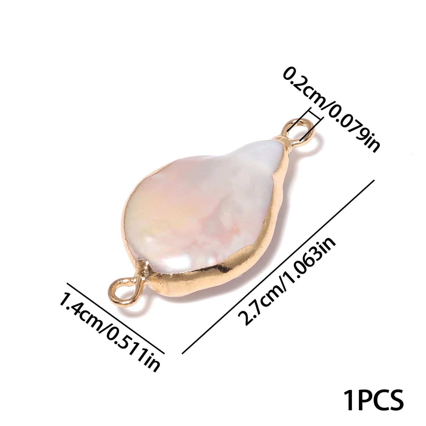 Water Drop Freshwater Pearl Pendant – Reiki Amulet & Fashion Jewellery