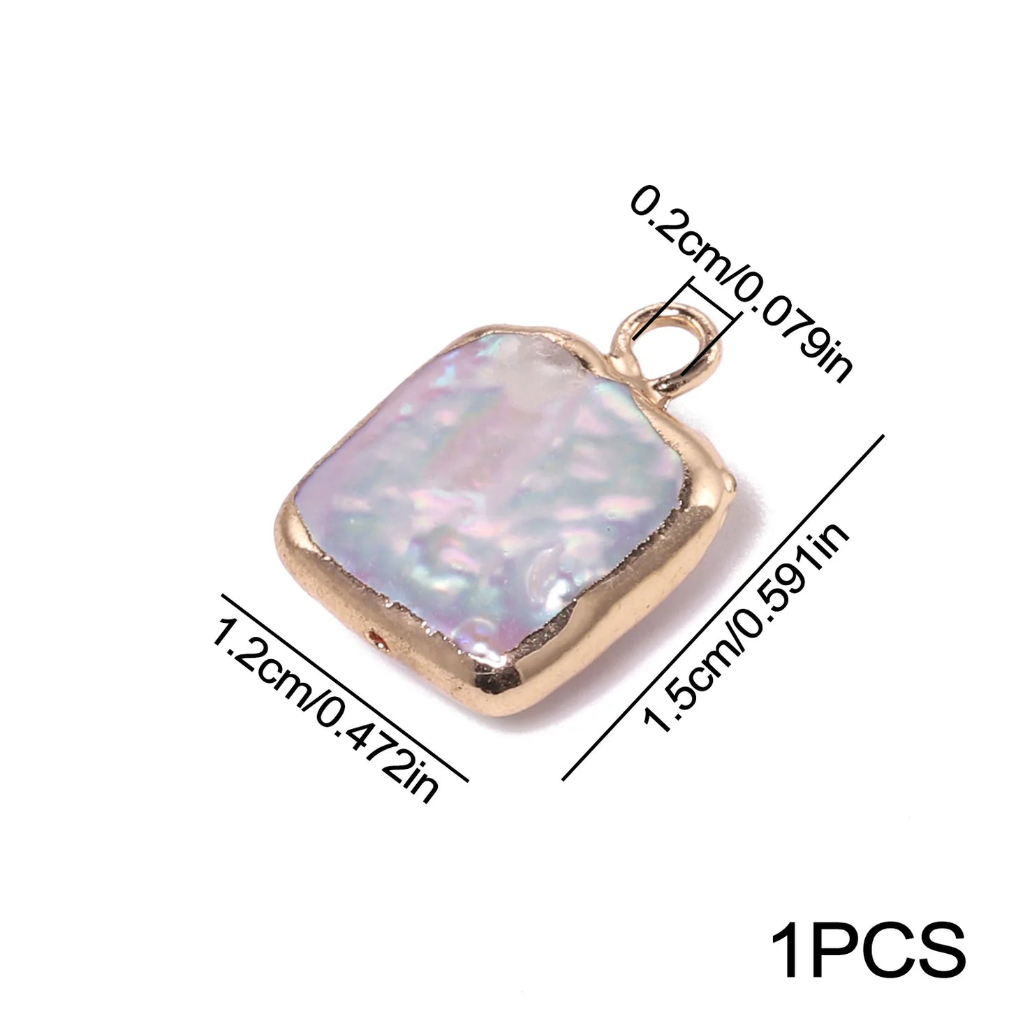 Water Drop Freshwater Pearl Pendant – Reiki Amulet & Fashion Jewellery