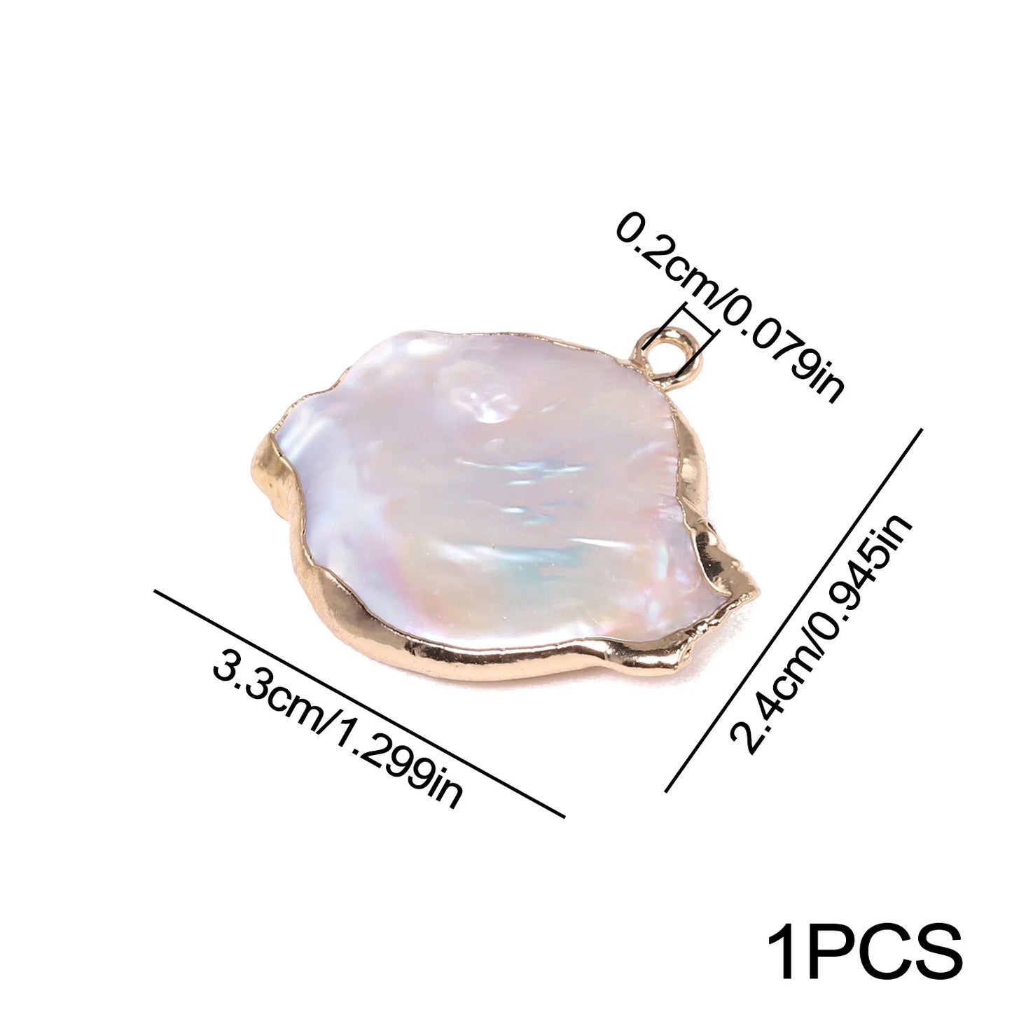 Water Drop Freshwater Pearl Pendant – Reiki Amulet & Fashion Jewellery