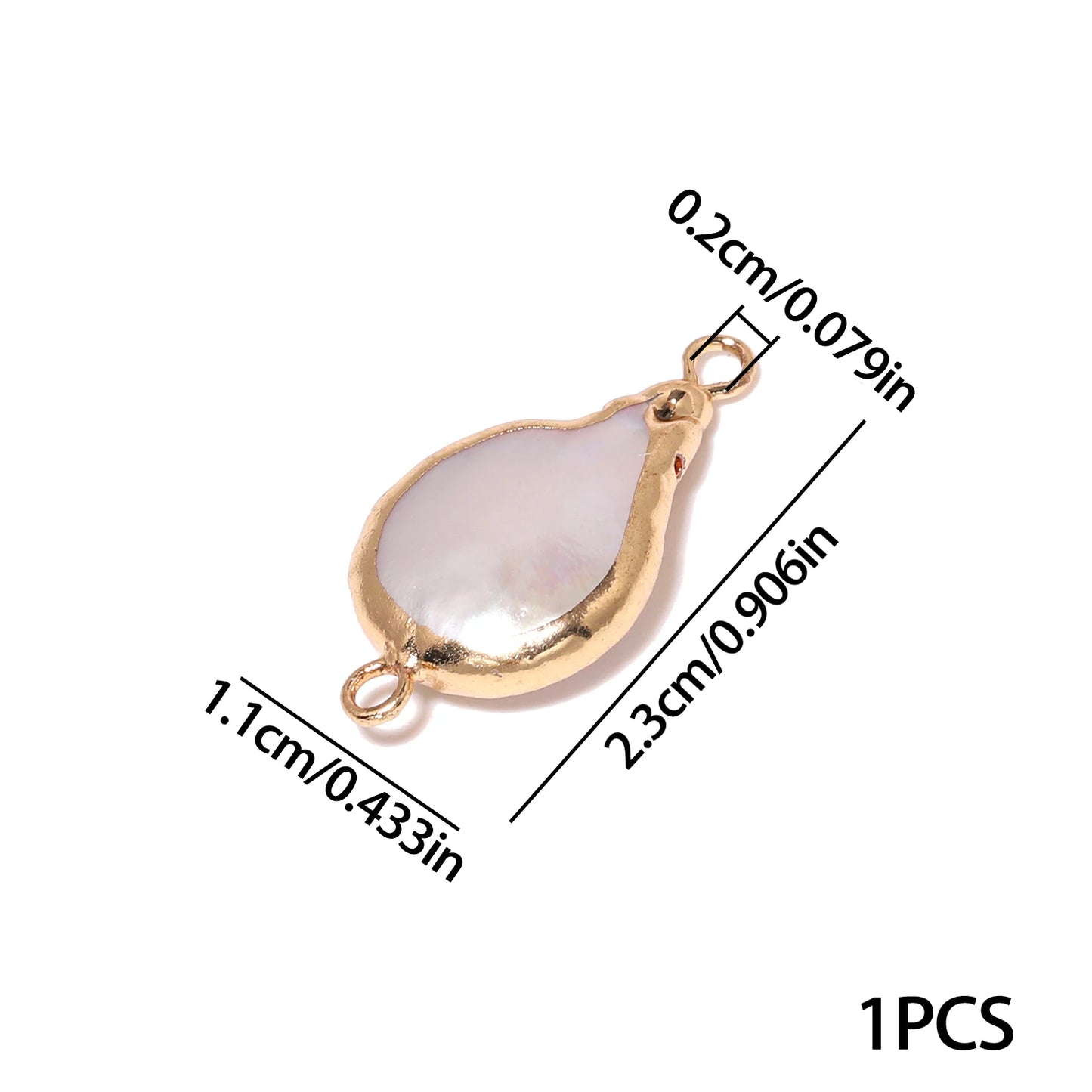 Water Drop Freshwater Pearl Pendant – Reiki Amulet & Fashion Jewellery