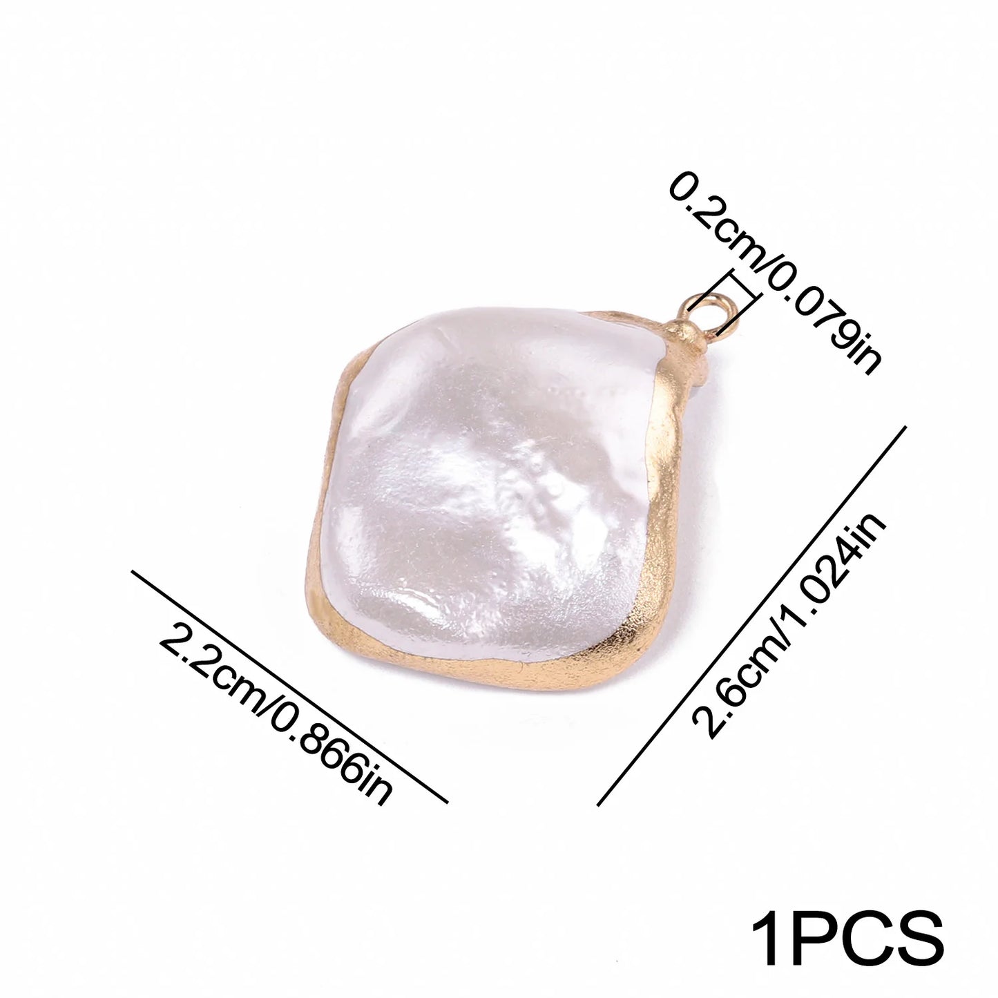 Water Drop Freshwater Pearl Pendant – Reiki Amulet & Fashion Jewellery