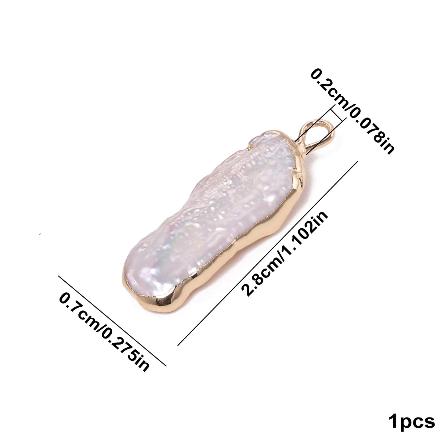 Water Drop Freshwater Pearl Pendant – Reiki Amulet & Fashion Jewellery