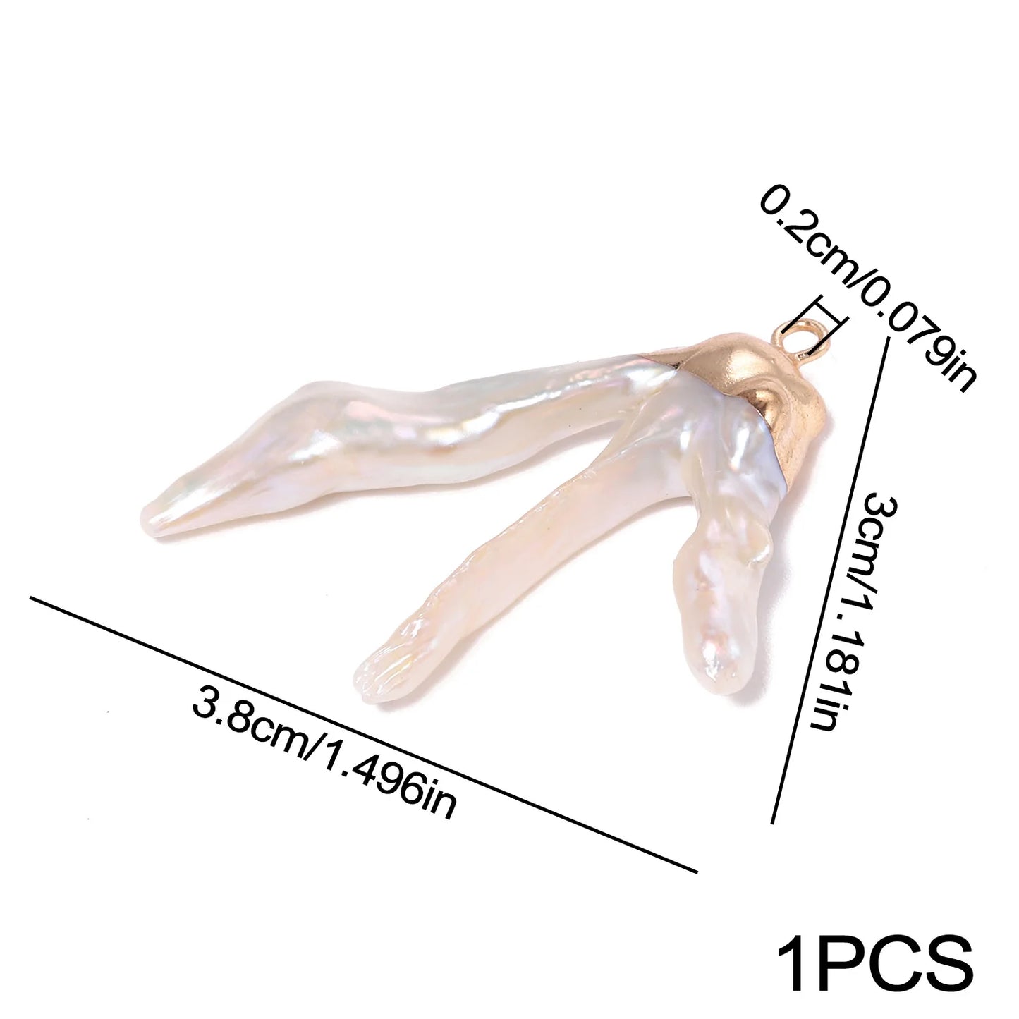 Water Drop Freshwater Pearl Pendant – Reiki Amulet & Fashion Jewellery