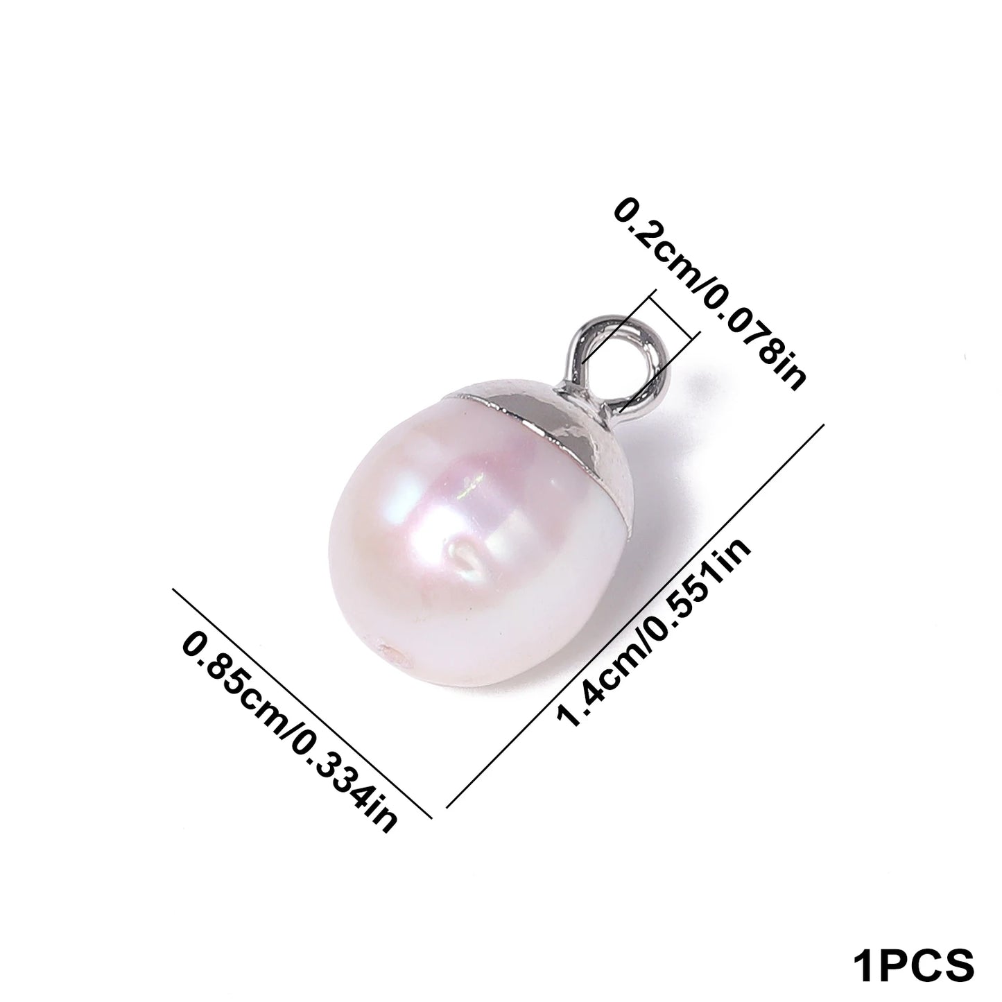 Water Drop Freshwater Pearl Pendant – Reiki Amulet & Fashion Jewellery