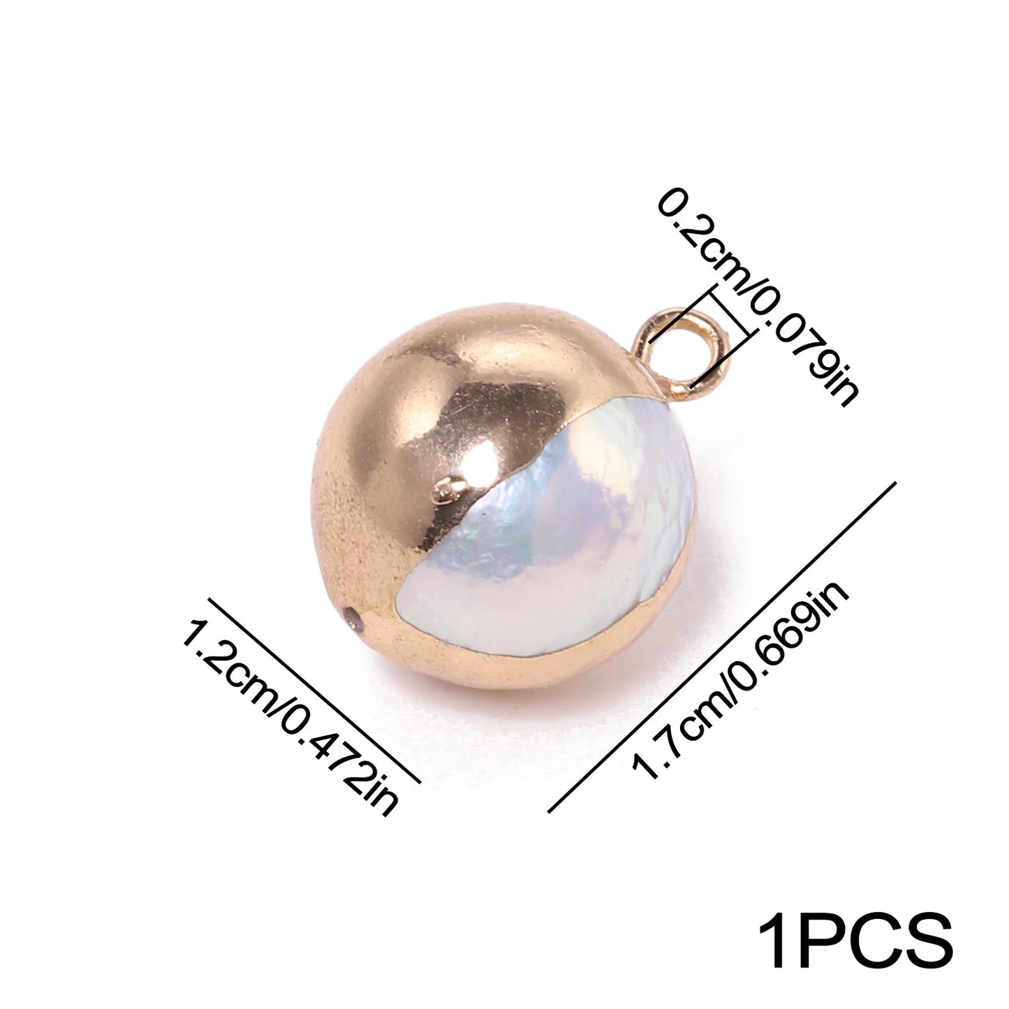 Water Drop Freshwater Pearl Pendant – Reiki Amulet & Fashion Jewellery