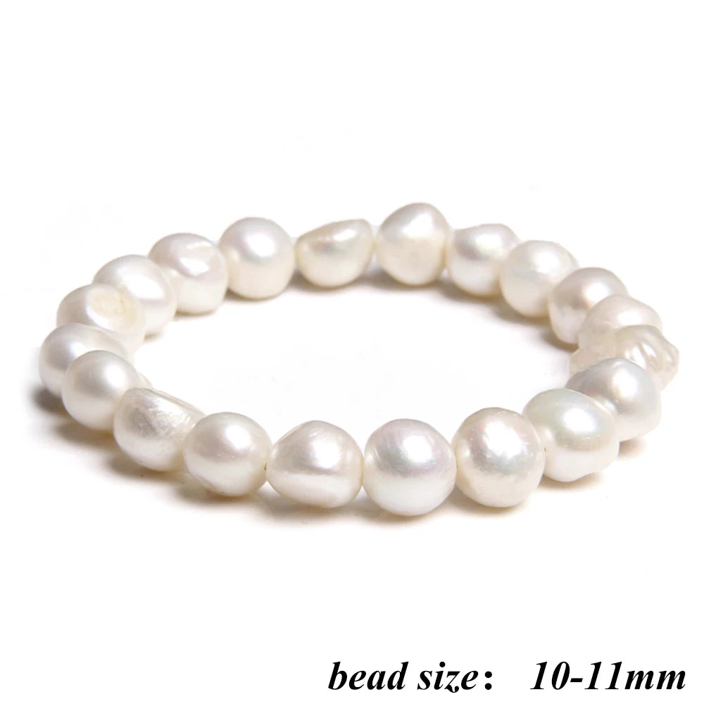 Celestia Classic - Oval Freshwater Pearl Strand Bracelet – Hidden Safety Clasp