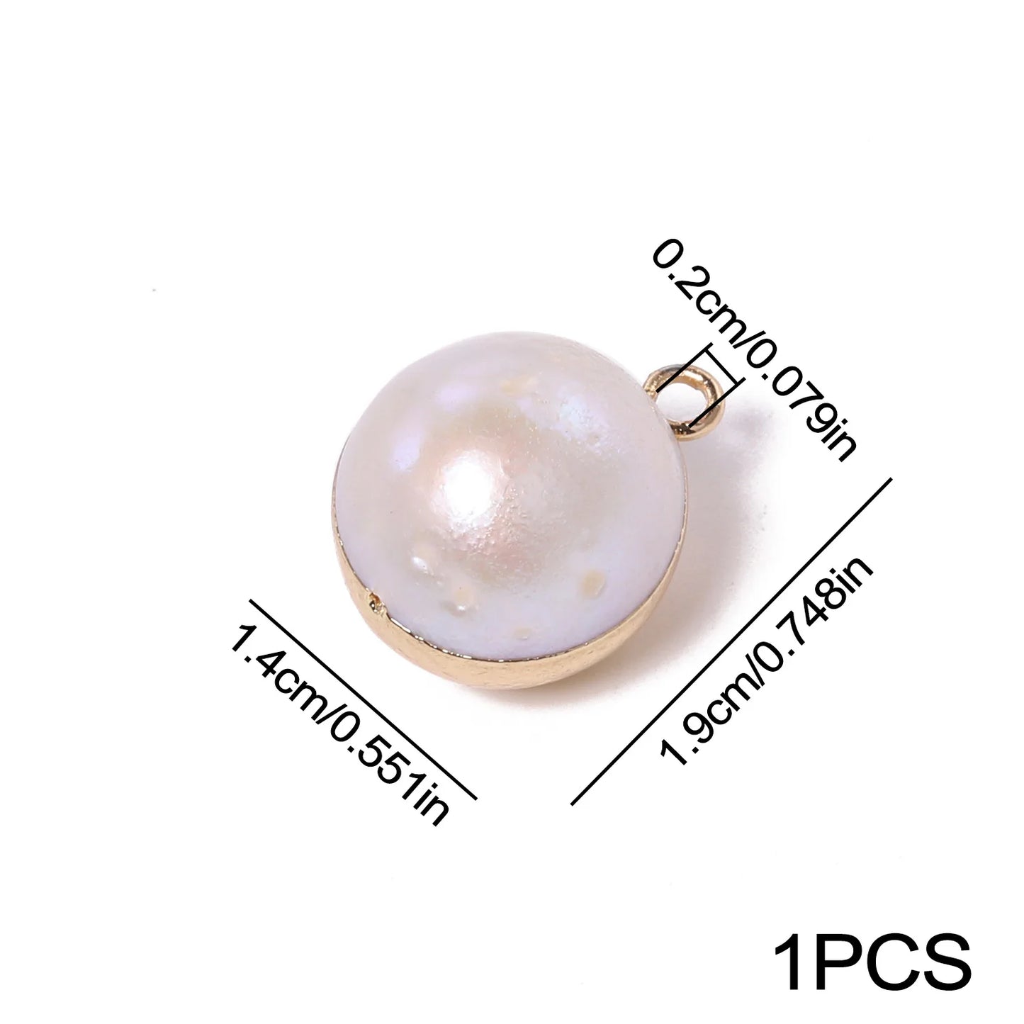 Water Drop Freshwater Pearl Pendant – Reiki Amulet & Fashion Jewellery