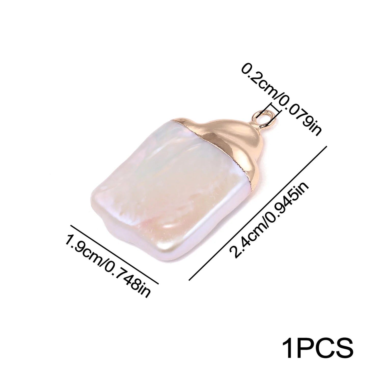 Water Drop Freshwater Pearl Pendant – Reiki Amulet & Fashion Jewellery