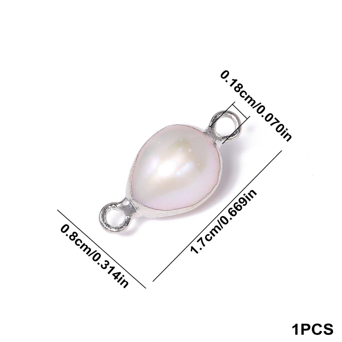 Water Drop Freshwater Pearl Pendant – Reiki Amulet & Fashion Jewellery