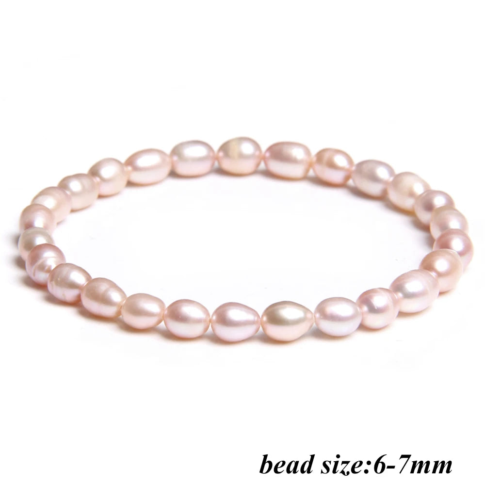 Celestia Classic - Oval Freshwater Pearl Strand Bracelet – Hidden Safety Clasp