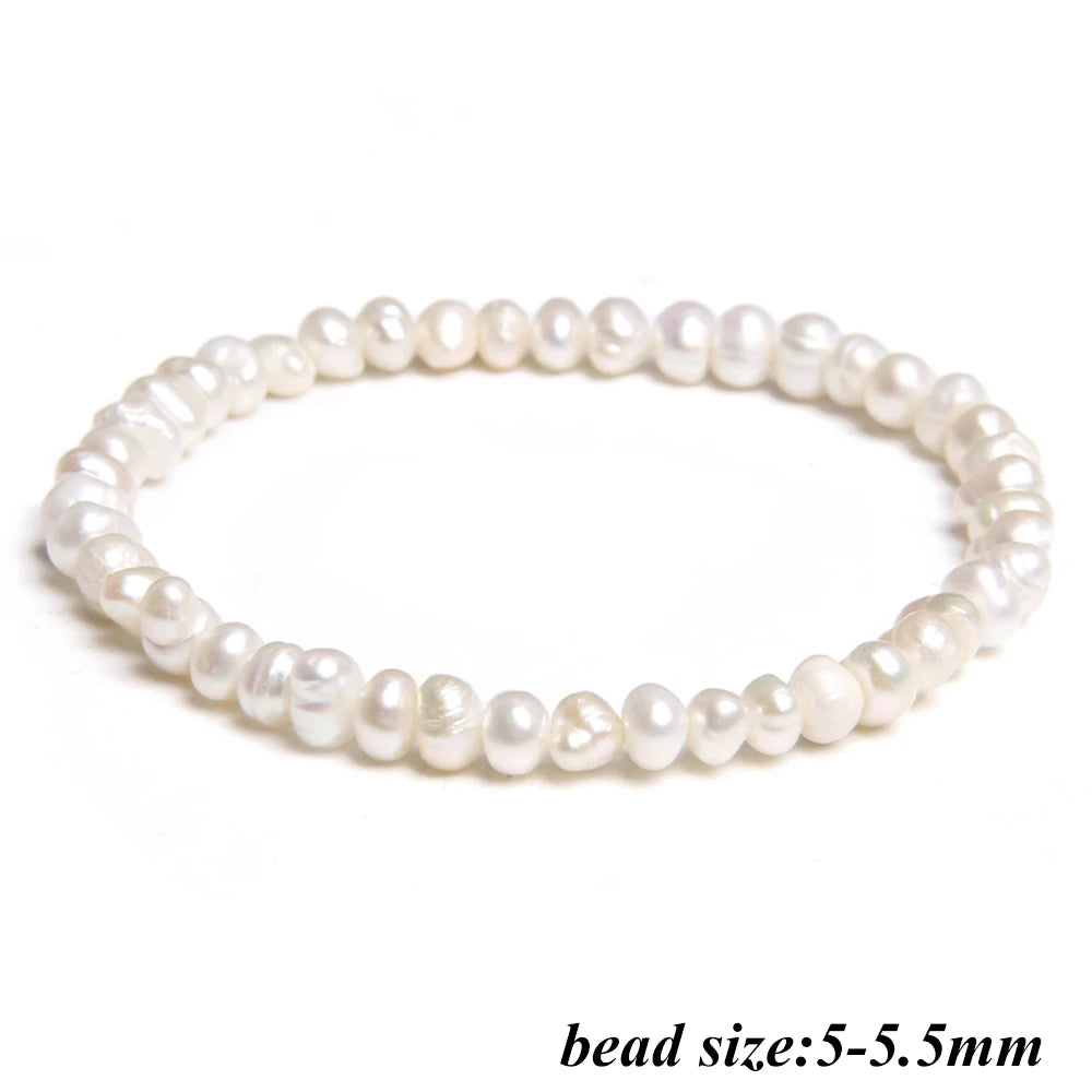 Celestia Classic - Oval Freshwater Pearl Strand Bracelet – Hidden Safety Clasp