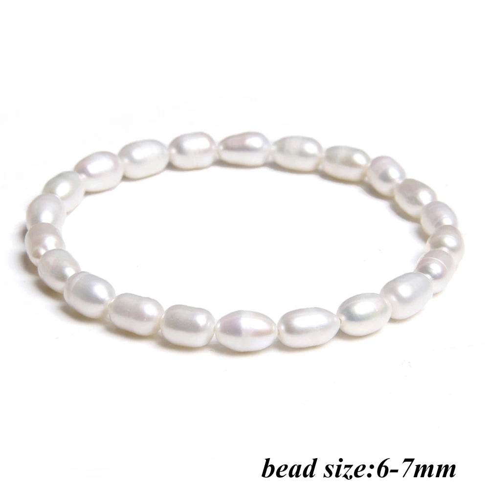 Celestia Classic - Oval Freshwater Pearl Strand Bracelet – Hidden Safety Clasp