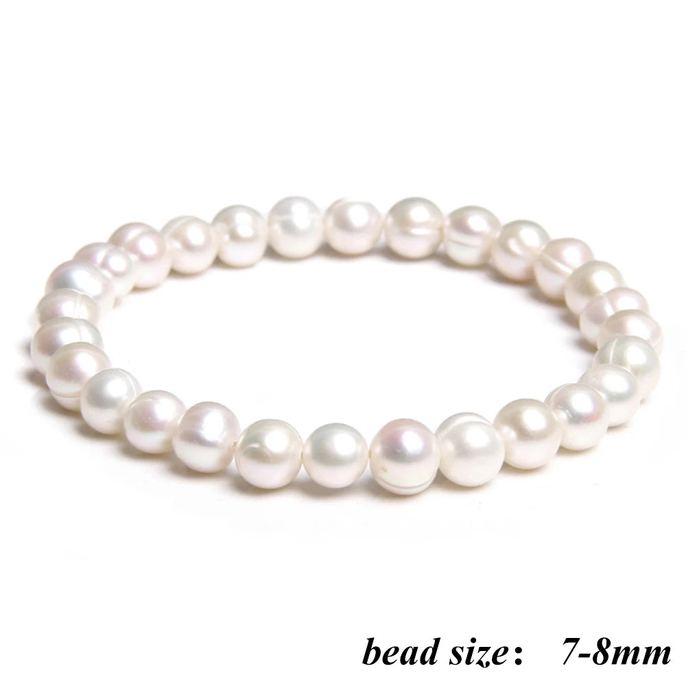 Celestia Classic - Oval Freshwater Pearl Strand Bracelet – Hidden Safety Clasp